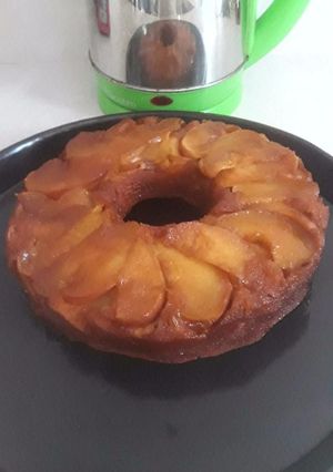 Una foto de Tarta de Manzanas y Pera Invertida