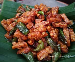 Resep mudah Oseng Tempe Lombok Ijo ala Kiena Enak Sederhana