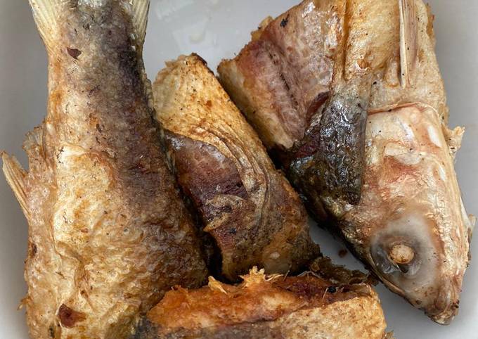 Ikan bandeng goreng rumahan, enak n simple