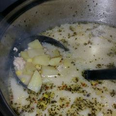 A picture of Corny Crab Chowder.