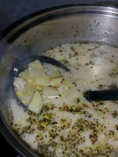 A picture of Corny Crab Chowder.