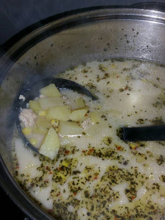 A picture of Corny Crab Chowder.