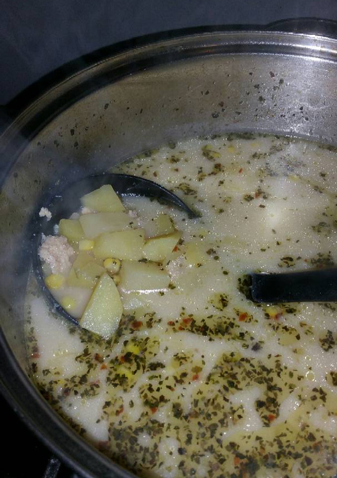 A picture of Corny Crab Chowder.