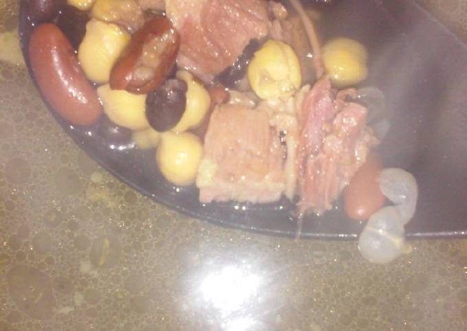 Living on a budget ham soup