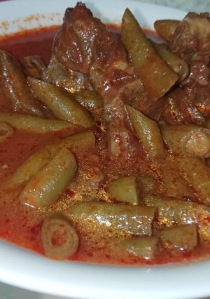 صورة لوصفة مرق فاصوليا خضره