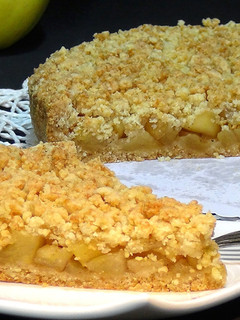 Foto principal de Tarta crujiente de manzana – Apple crumble pie