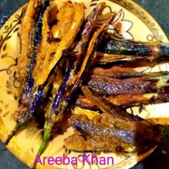 A picture of Baingan Pakora.