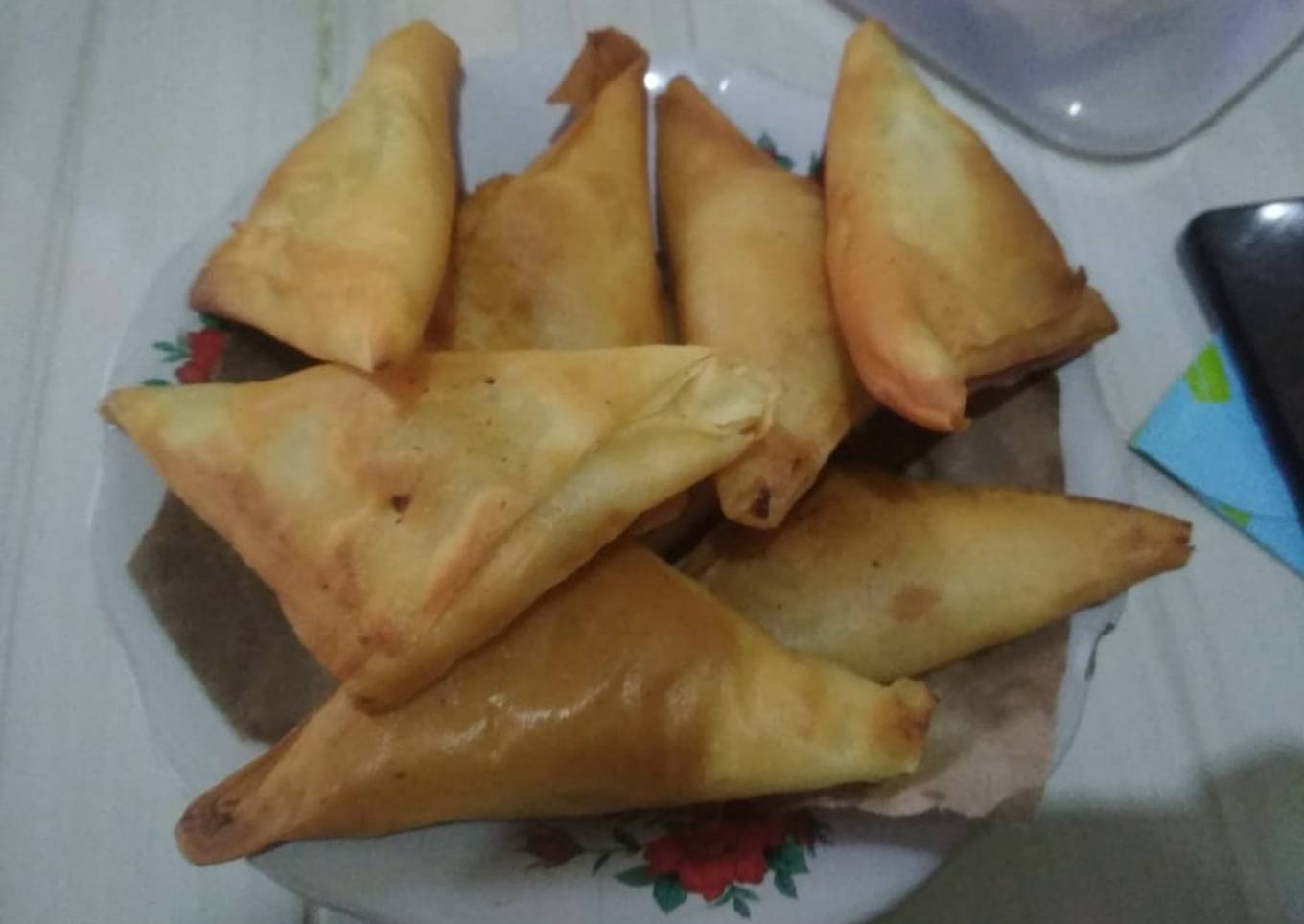 SAMOSA KARI AYAM tanpa MASALA