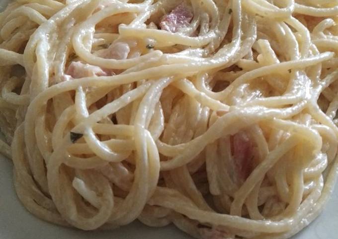 👨🏻‍🍳Receta de Pasta integral a la carbonara con puerros - Recetas Real  Fooding