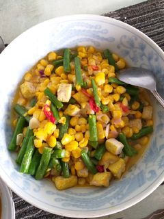 Foto resep Cah jagung buncis tahu