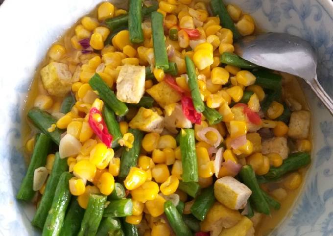 Resep Cah jagung buncis tahu, Lezat Sekali