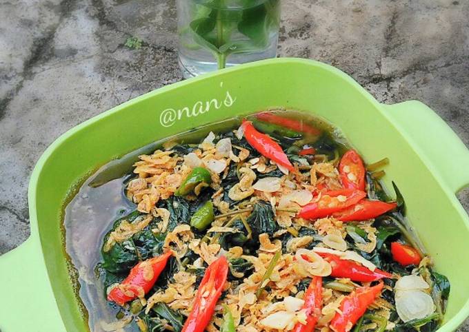 Cara Gampang Menyiapkan Tumis daun ubi rebon, Sempurna