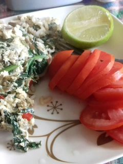 Una foto de Desayuno post entrenamiento proteico