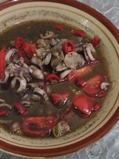 Foto resep Cumi hitam kuah simpel