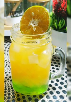 Foto resep Es jeruk melon segar