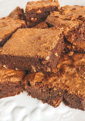 Une photo de Brownie chocolat et noix