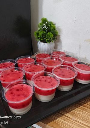 Foto resep Puding Sagu Mutiara Red Velvet ala Ummi Al