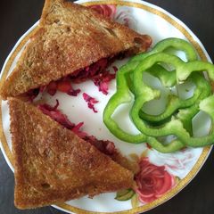 Beetroot sandwich A picture of Beetroot sandwich.