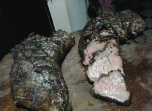 Una foto de Pollo de res o colita de cuadril ahumada (2 variantes)