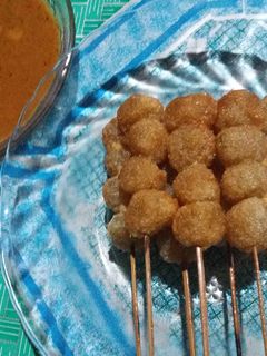 Foto resep Cilor(cilok telor) bumbu kacang