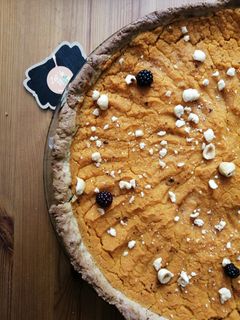 Une photo de 🍁Tarte au Butternut Sucrée