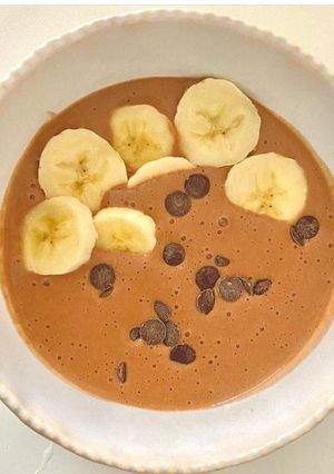 A picture of Zucchini banana smoothie.