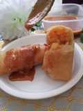 Lumpia rujak buah
