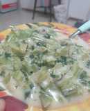 Pencas de acelga con salsa blanca