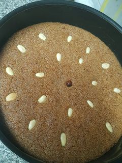صورة لوصفة احلى طريقه لعمل البسبوسه😋