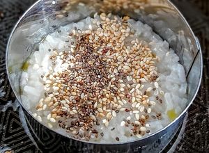 Una foto de TORTICAS De🍣Arroz Sushi...‼️