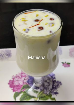 A picture of Masala Doodh(Dry fruits Milk).