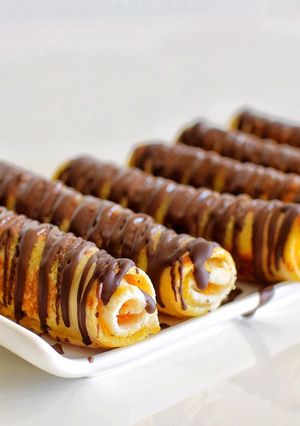Foto principal de Torrijas enrolladas rellenas sin freír para la Semana santa| @DarixLAB