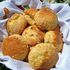 A picture of Crunchy Coconut Scones #CoastalcoconutrecipeCahallenge.