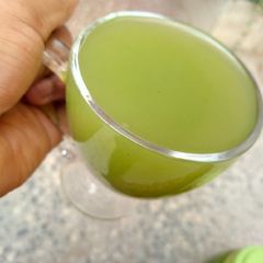Mint cucumber lemonade A picture of Mint cucumber lemonade.
