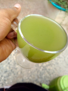 A picture of Mint cucumber lemonade.