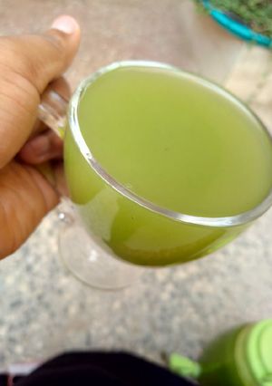 A picture of Mint cucumber lemonade.