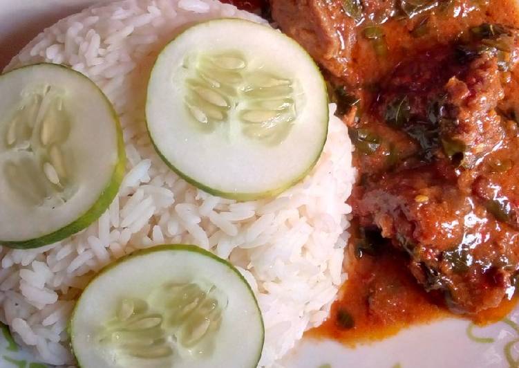 How to Cook Yummy Rice and moringa stew This is Secret Recipe  From Best My Grandma's Recipe !!
