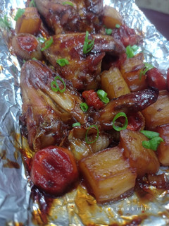 Foto resep Ayam Panggang Sayuran