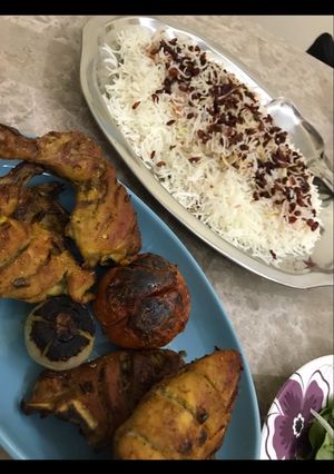 صورة لوصفة دجاج بالزرشك