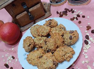 Foto di Biscotti con farina d'avena e mele