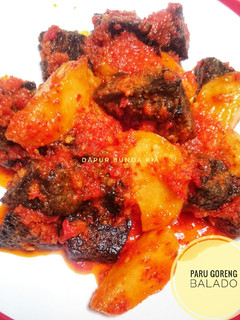 Foto resep Paru Goreng Balado