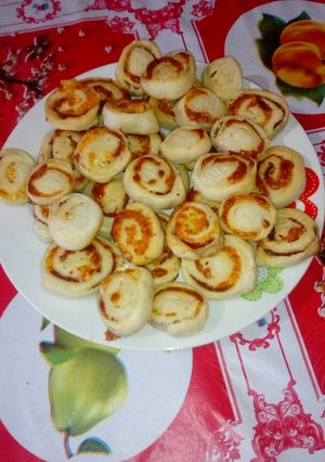 Una foto de Rollitos de jamón y queso