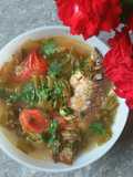Canh Cá diếc cải chua