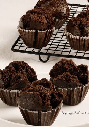 Foto resep Bolu Kukus Coklat Mekar Gluten Free
