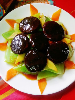 蠔油香菇芥菜 的食譜成品照片