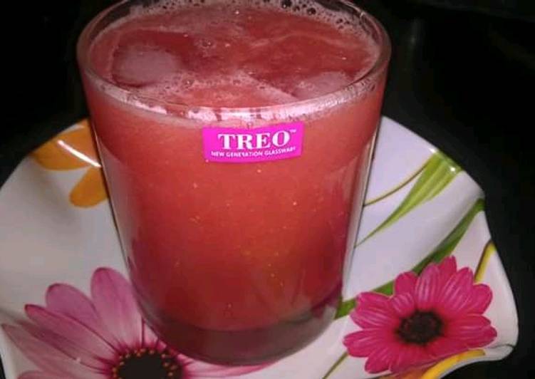 Recipe of Perfect Watermelon juice.