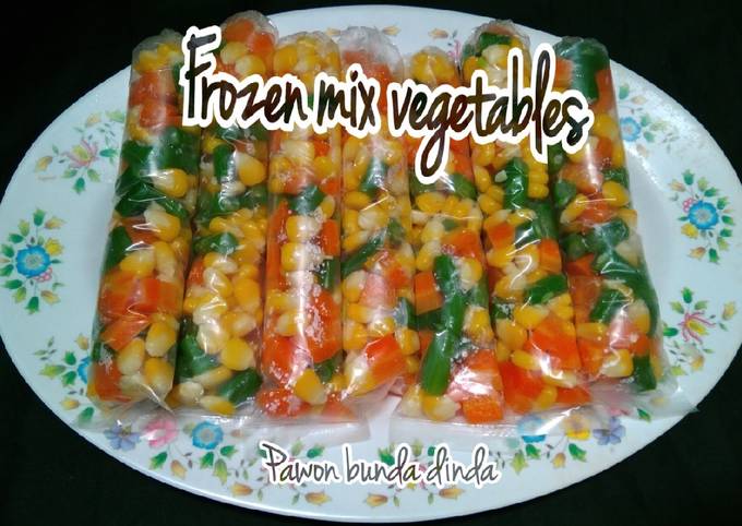 Resep Frozen mix vegetables yang Lezat