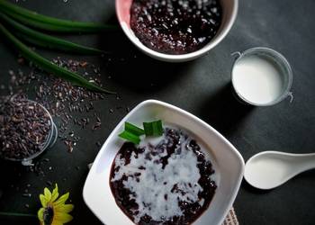 Mudahnya Bikin Bubur Ketan Hitam (metode 5.30.7) Enak dan Sehat