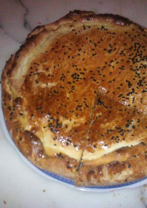 صورة لوصفة تورتة محشية باللحم المفروم