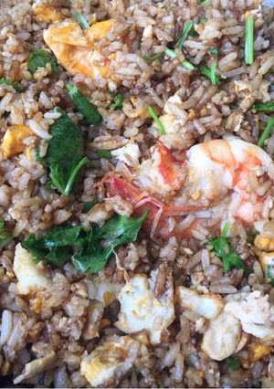 รูปของ ข้าวผัดกุ้งซีอิ๊วดำ